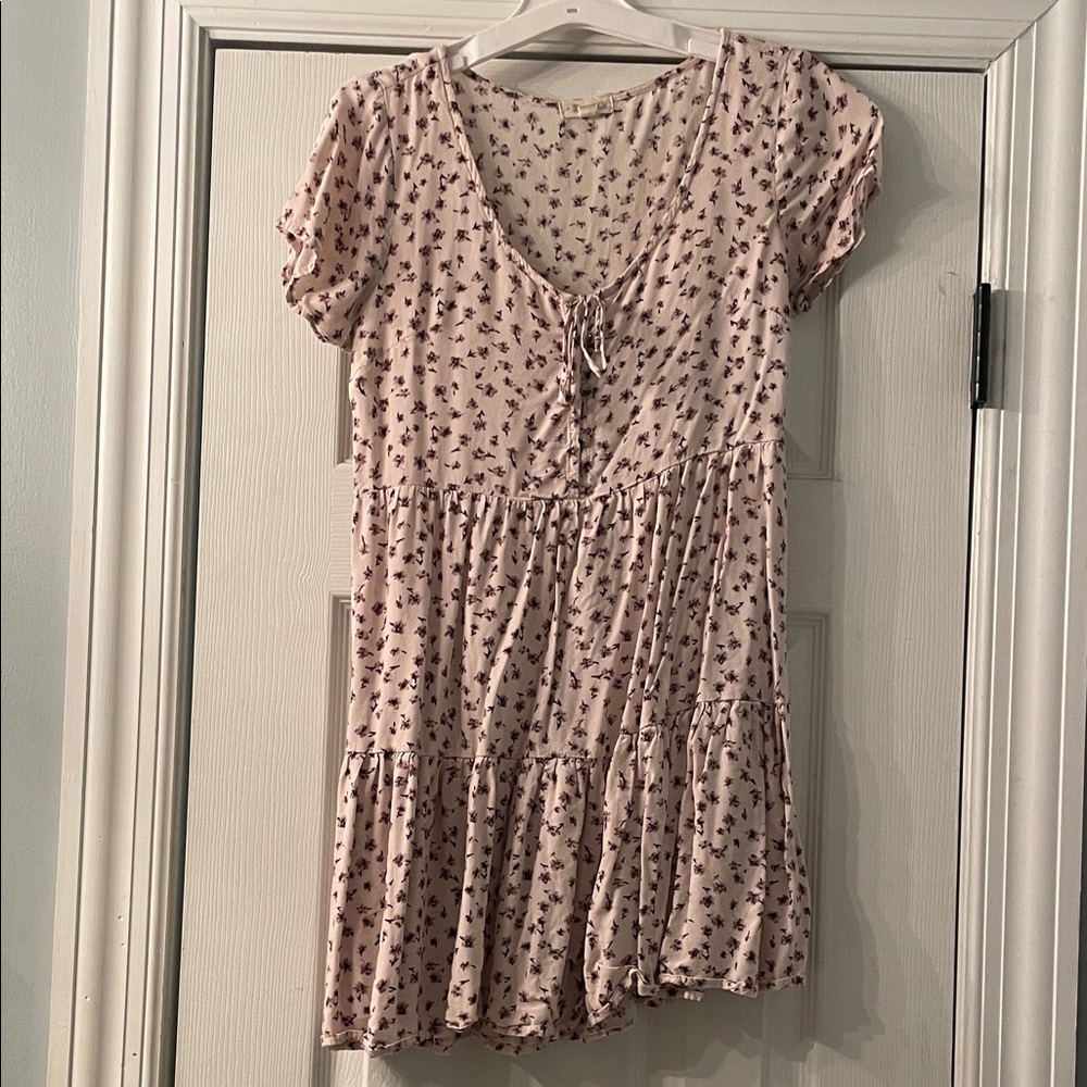 Sky and Sparrow Pink Floral Blouse